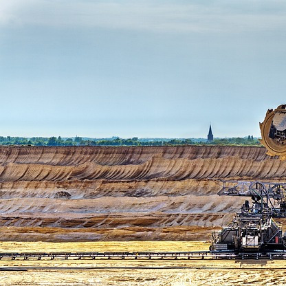 open pit mining excavators