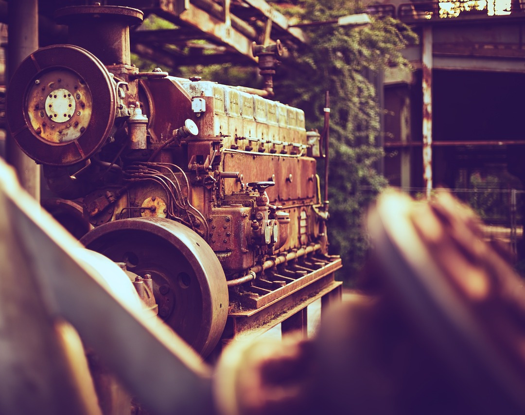 diesel generator closeup